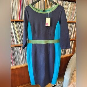 Boden “Leah” Ottoman Shift Dress Pencil Style